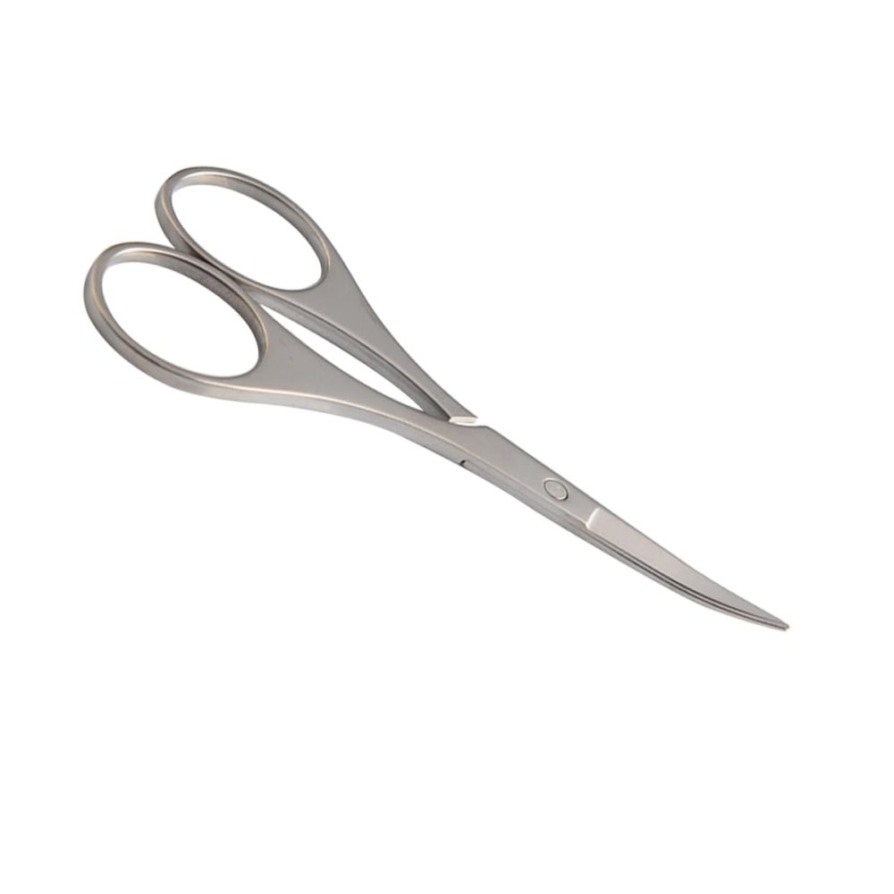Gogogmee 1pc Safety Stainless Steel Eyebrow Scissors Nose Hair Trimmer Precision Nose Hair Scissors