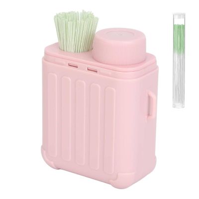 Ear Hole Ear Care Kit, Ear Piercing Cleaning Kit, Ear Piercing Hole Cleaner Floss Kit with 300pcs Ear Piercing Hole Cleaner Floss, Earrings Hole Cleaning Set for Women Men (Rose Scent)