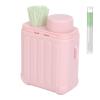Ear Hole Ear Care Kit, Ear Piercing Cleaning Kit, Ear Piercing Hole Cleaner Floss Kit with 300pcs Ear Piercing Hole Cleaner Floss, Earrings Hole Cleaning Set for Women Men (Rose Scent) view 1