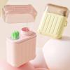 Ear Hole Ear Care Kit, Ear Piercing Cleaning Kit, Ear Piercing Hole Cleaner Floss Kit with 300pcs Ear Piercing Hole Cleaner Floss, Earrings Hole Cleaning Set for Women Men (Rose Scent) view 2