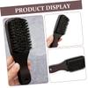 BAZEITFLOW Beard Cleaning Brush with Natural Boar Bristles for Men Personal Care Tool for Grooming and Styling Ergonomic Design for Easy Handling Travel-friendly and Compact view 2