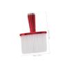 Didiseaon Electroplating Hair Brush Barber Cleaning Brush for Hairdressing Neck Soft Bristles Hair Cutting Red view 2