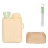 Ear Hole Ear Care Kit, Ear Piercing Cleaning Kit, Ear Piercing Hole Cleaner Floss Kit with 300pcs Ear Piercing Hole Cleaner Floss, Earrings Hole Cleaning Set for Women Men (Mint Scent) view 1