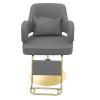 360 Rotatable Hairdressing Chair, Hydraulic Barber Chair, Reclining Salon Hair Chairs with Height Adjustable, Aluminium Alloy Footrest, Beauty Spa Cosmetology Shampoo Equipment (Dark Grey) view 1