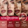 BestLand 3PCS Lip Liner and Lipstick Combo Set - Matte Lip Liner Pencil, Velvet Matte Lipstick & Hydrating Collagen Lip Gloss - Long-Lasting, Smudge-Proof, Nude Brown Lip Makeup Kit (#4 Nude Brown) view 3
