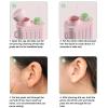 Ear Hole Ear Care Kit, Ear Piercing Cleaning Kit, Ear Piercing Hole Cleaner Floss Kit with 300pcs Ear Piercing Hole Cleaner Floss, Earrings Hole Cleaning Set for Women Men (Rose+Mint) view 3