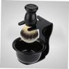 FOYTOKI Men Shaving Tool Set Acrylic Razor Brush Stand Shave Soap Bowl and Holder for Tidy Grooming view 2