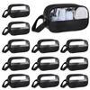 12-Pack Travel Cosmetic Bags, Waterproof Transparent Toiletry Pouches With Zippers & Handles, Multipurpose Makeup Organizers For Women & Men view 1