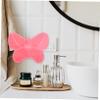 HONMEET 1pc Butterfly Shape Makeup Brush Cleaning Pad Silicone Scrubber Mat for Deep Cleaning Beauty Brushes Portable Tool for Efficient view 3