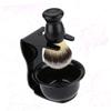 HAKIDZEL Nylon Shaving Razor Brush Set Acrylic Stand Soap Bowl Women Face Beard Shaver Accessories view 3