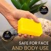 AMVital Lemon Turmeric Kojic Acid Soap Bar - 3-Pack Plant-Based Face & Body Bar Soap - Gentle Daily Soap for All Skin Types - Vegan Skincare Gift for Men & Women view 3