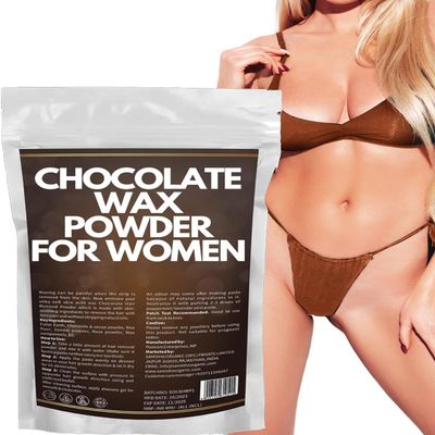Chocolatee's Herbal Hair Removal Powder 100g | Gentle Wax Powder for Smooth Skin | For Men & Women | With Botanical Extracts & Chocolate Aroma