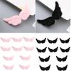 10Pairs Elegant Wing Shaped Hair Clip Alloy Craft Hairpieces Party Headwear Decoration Set for Weddings and Event view 2