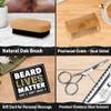 AXIARA Christmas Gifts for Men - Beard Kit Grooming and Care with Brush, Comb, Scissors & Storage Bag - Christmas Anniversary Retirement Birthday Gifts for Men Dad Grandpa, Husband Birthday Gift Ideas view 3