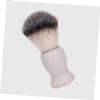 Happyyami 1Set Beard Brush with Shaving Brush Holder and Bowl Beard Care Kit for Men Professional Barber Shaving Brush and Stand view 4