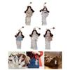 Charming Cloth Flower Dress Doll Hairpin Holder Sturdy Wall Hanging Storage Band view 2