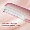 Galtxen Dermaplaning Tool for Women Pink - Facial Exfoliation & Peach Fuzz Hair Removal with Rechargeable Sonic Edge Technology, 10 Refill Blades view 4