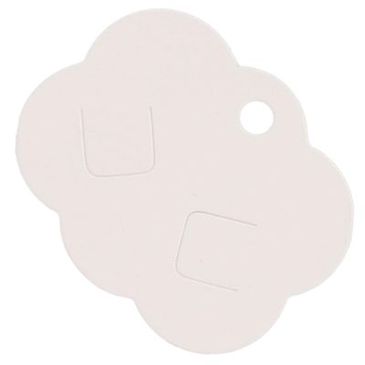 100 Count Necklace Packaging Cards Lightweight Jewelry Display Cards Paper Texture Suitable for Various Hair Types