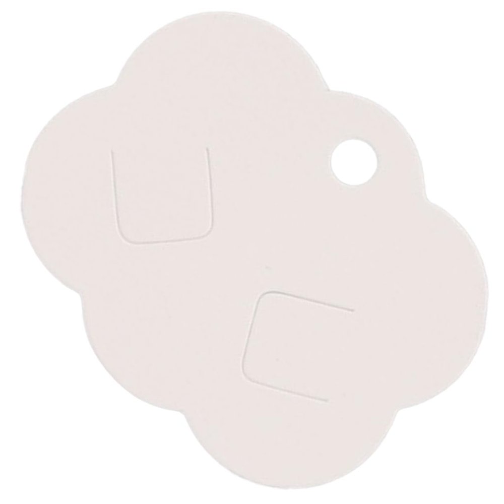 100 Count Necklace Packaging Cards Lightweight Jewelry Display Cards Paper Texture Suitable for Various Hair Types