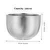 CALLARON 2pcs Heavy Duty Stainless Steel Shaving Soap Bowl Double Layer Design for Enhanced Texture Shaving Mug for Men for Home and Travel Use view 2