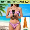 FATAZEN Natural-Looking Self Tanner Lotion, Long Lasting Streak-Free Sunless Tanning Cream for Face & Body, Organic Moisturizing Bronzed Glow Overnight Tan, No Fake Tan Smell, Vegan & Cruelty Free view 3