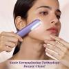 Galtxen Dermaplaning Tool for Women - Facial Exfoliation & Peach Fuzz Hair Removal with Rechargeable Sonic Edge Technology, 10 Refill Blades view 3