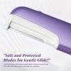 Galtxen Dermaplaning Tool for Women - Facial Exfoliation & Peach Fuzz Hair Removal with Rechargeable Sonic Edge Technology, 10 Refill Blades view 4