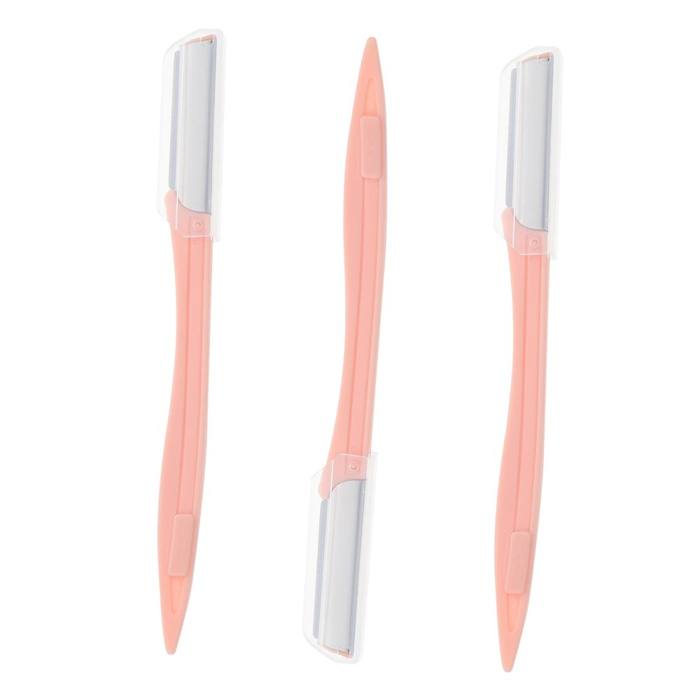 LIFKOME Pcs Razor Eyebrow Trimmer Set Brow Shaver for Women Portable Brow Razor Stainless Steel Head for Friends Family