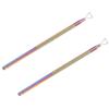 Beaupretty 2pcs Stainless Steel Cuticle Pusher Gel Polish Remover Tool Nail Cleaner for Home Salon Use view 1