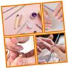 Beaupretty 2pcs Stainless Steel Cuticle Pusher Gel Polish Remover Tool Nail Cleaner for Home Salon Use view 3