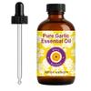 dve herbes Garlic Essential Oil (Allium sativum) with Glass Dropper | Pure | Non-Sticky | Non-Greasy | Lightweight | Men & Women | All Skin Types | Steam Distilled 120ml (4 oz) view 1