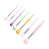 Beaupretty 7pcs Multi-functional Dust Brush for Nail and Makeup Cleaning Lightweight Travel-friendly Manicure Brushes Mixed Colors for Professional and Home Use view 1