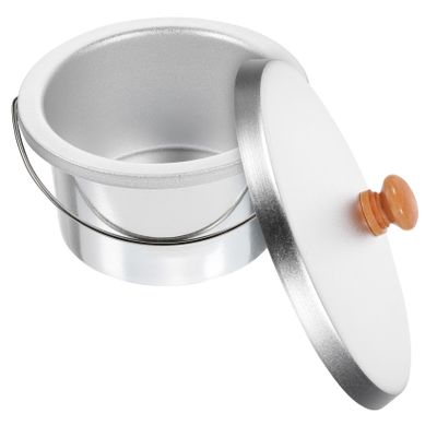 Alipis Wax Heater Pot Hair Removal Wax Warmer Pot Melting Container Iron Lid Set