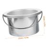 Alipis Wax Heater Pot Hair Removal Wax Warmer Pot Melting Container Iron Lid Set view 2