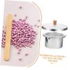 Alipis Wax Heater Pot Hair Removal Wax Warmer Pot Melting Container Iron Lid Set view 4
