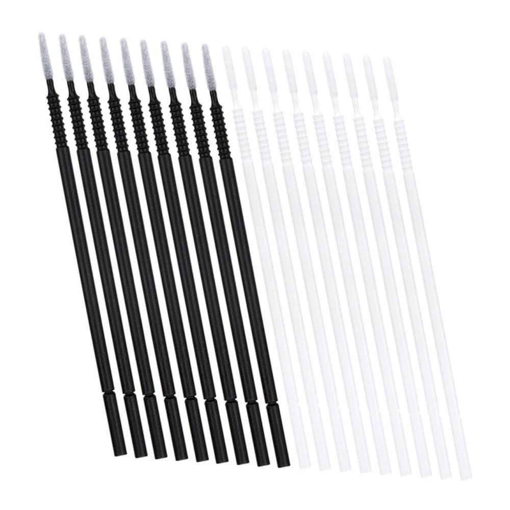 VICASKY 400pcs Micro Applicator Brush Eyelash Cleaning Swabs Lash Extension Supplies Eyelash Cleaning Brush Micro Swabs Disposable for Makeup