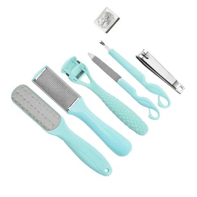 Beaupretty 1set Home Pedicure Kit Tools Foot Care Products for Women Nail Trimmer Cuticle Pusher Foot Files for Manicure and Care