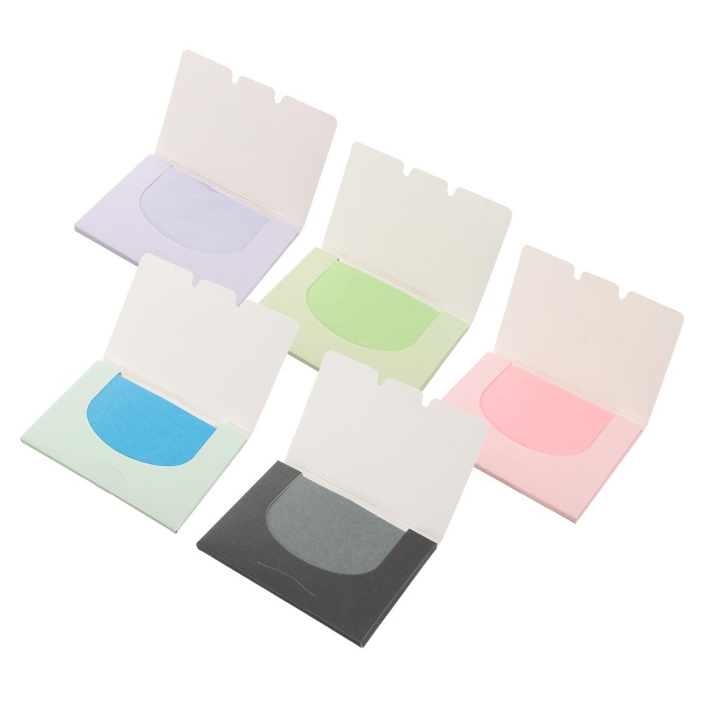 Ipetboom 500pieces Oil Absorbing Tissues Linen Blotting Paper for Oily for Gym Office Go Use Reduction Portable and Convenient
