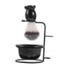 Baluue Men's Shaving Set Kit Soft Nylon Brush Shaving Bowl Holder Stand for Wet Shave Routine view 1