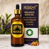 NISRA Ayurvedic Premium Bath Oil with Organic Sweet Almond & Neroli Relaxing Aromatherapy Body Oil for Stress Relief & Wellness Vegan, Mineral Oil-Free Calming Soak for Dry Skin 3.38 fl oz view 1