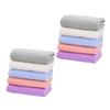 HANABASS 10pcs Boy Girl Feeding Towels Soft Fleece Face Saliva Cloths Absorbent Washcloths for Newborns Multi for Bathing Wiping view 1