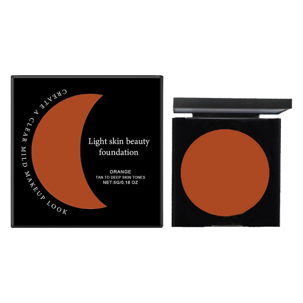 Under Eye Brightener, Eye Brightener Conceal, Multifunction Waterproof Dark Eye Circles Concealer Powder Foundatio, Long Lasting Portable Eye Concealer Moisturizing Foundation for Travel