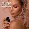 Under Eye Brightener, Eye Brightener Conceal, Multifunction Waterproof Dark Eye Circles Concealer Powder Foundatio, Long Lasting Portable Eye Concealer Moisturizing Foundation for Travel view 4