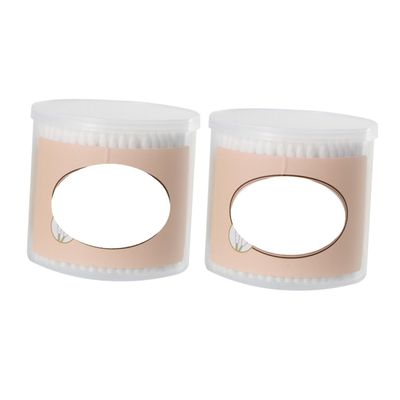 Healeved 600pcs Double-head Cotton Swabs for Makeup for Daily Use Travel Cleaning Hard Reach Areas Packaged of Each Cotton White