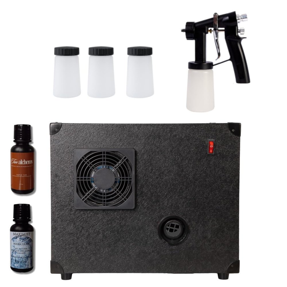 MaxiMist Elite Series Hush Spa Quiet HVLP Spray Tanning System (Standard ST300 Gun)