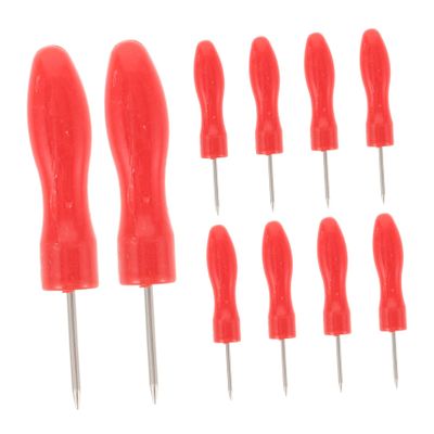Healeved 10pcs Glue Bottle Piercing Needles for Lash Glue Blocking Nozzle Tips Stainless Steel Pins for Bottles Eyelash Piercing Tool