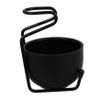 AUTSUPPL 1set Stainless Steel Shaving Stand and Bowl for Men Razor Brush Holder Lightweight Portable Design Grooming Tool for Home and Travel view 1