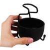 AUTSUPPL 1set Stainless Steel Shaving Stand and Bowl for Men Razor Brush Holder Lightweight Portable Design Grooming Tool for Home and Travel view 4