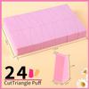 48 Pieces Makeup Sponge Blender For Face Curve Blending, Teenitor Latex Free, Small Wedge Shaped Smooth Apply Beauty Sponge Applicator For Liquid Cream Foundation Loose Setting Powder view 2