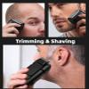 Haosens Electric Foil Razor for Men, Electric Shavers with Pop-Up Trimmer Rechargeable - 2-Speed Adjustable, Travel Lock, 120 Mins Runtime, Double Floating Blades for Men's Face Close Shaving (Black) view 4